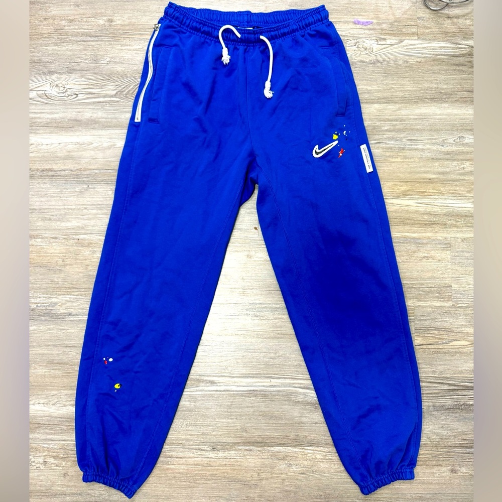 Nike Blue Sweatpants with White Accents